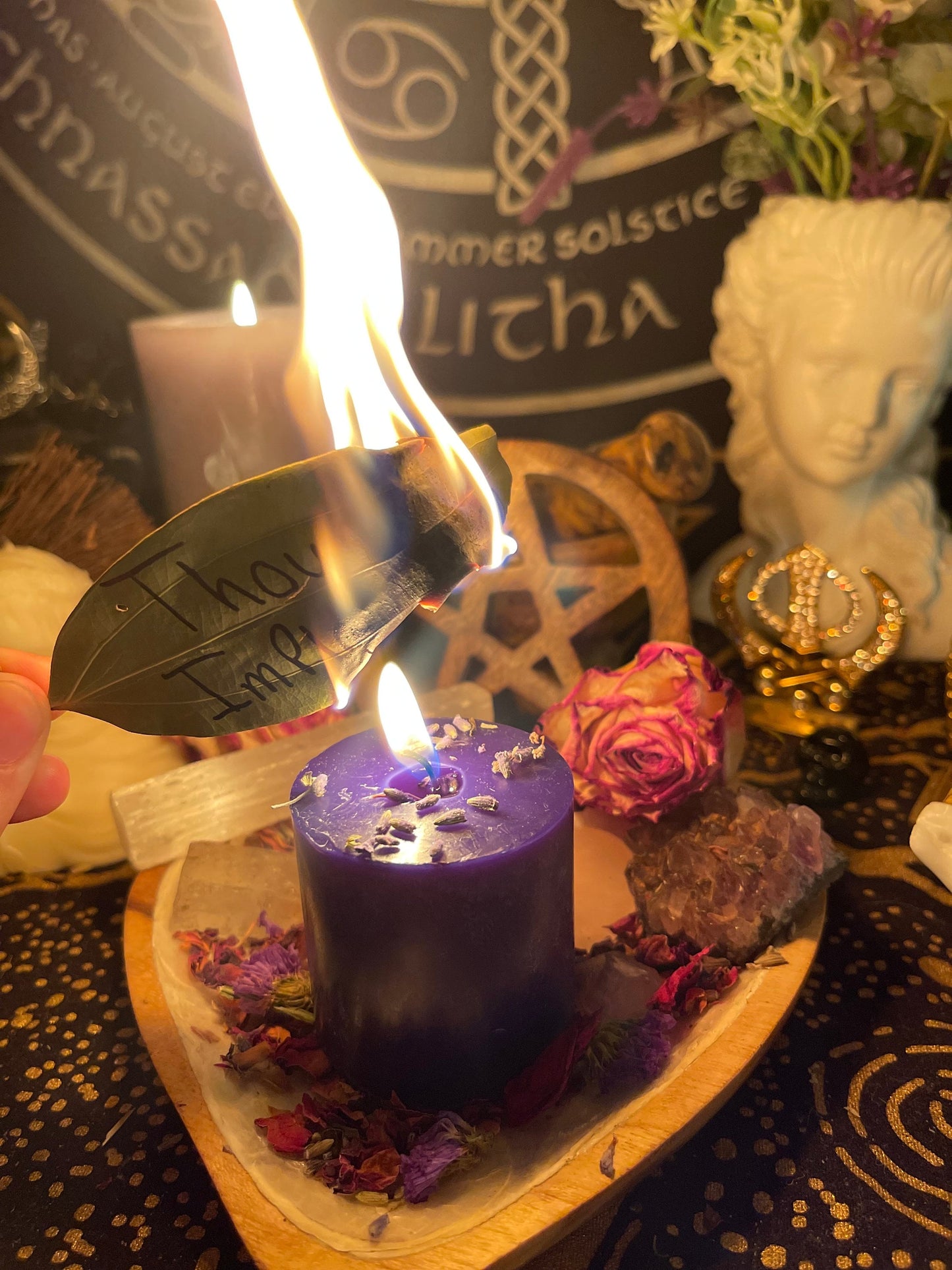 Thought Implantation Bay Leaf Manifestation, Make someone think a certain way or thing, get desired outcomes through placing thoughts