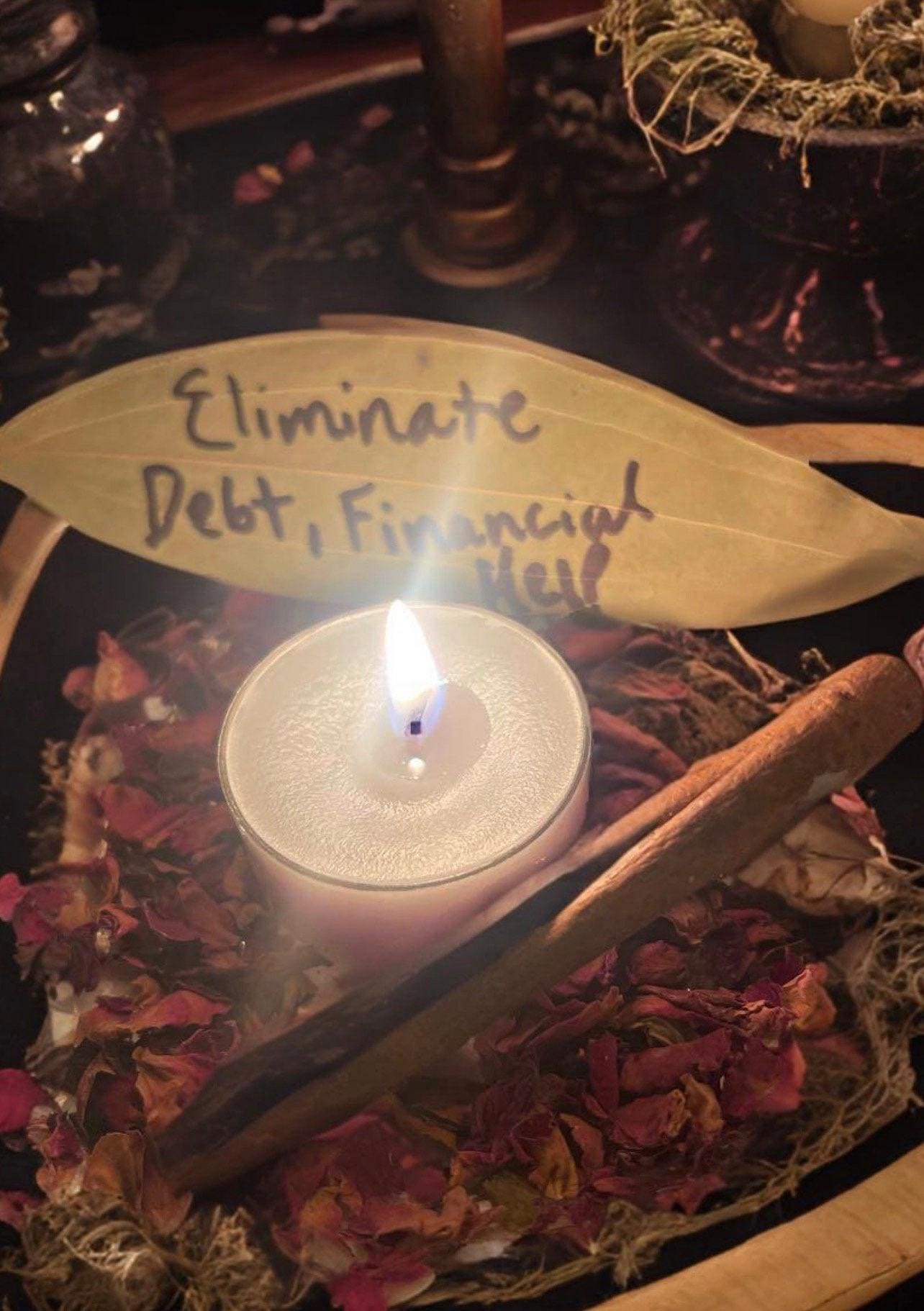 Debt Removal Spell for Financial Freedom and Abundance
