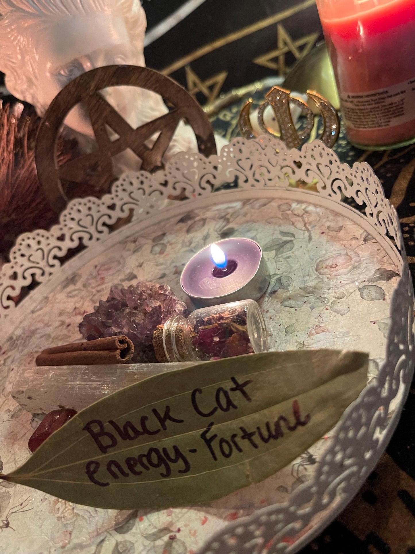 Black Cat Energy Spell- Fortune, Success, Boss Bitch Energy