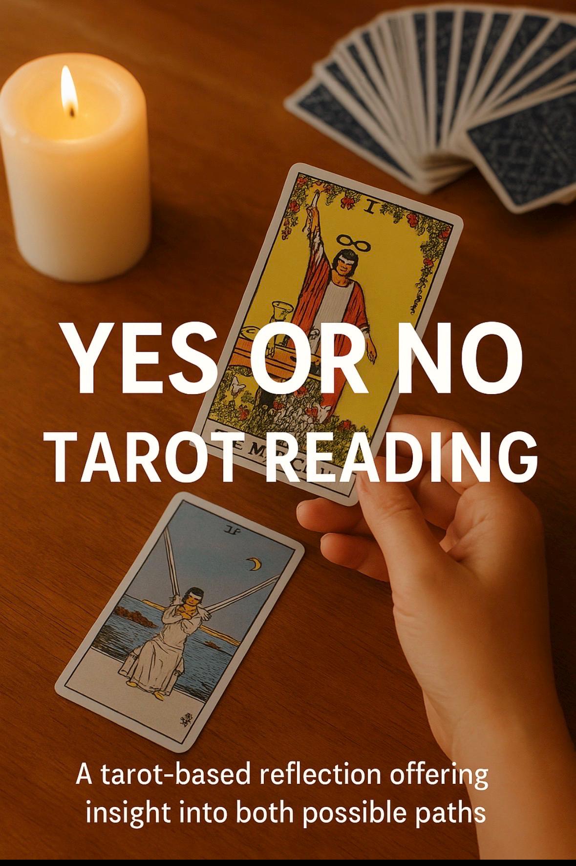 YES or NO Tarot Reading, Intuitive Guidanc, Clarity One Question Reading